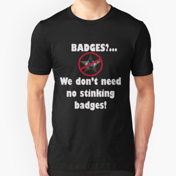 STINKING BADGES Slim Fit T-Shirt