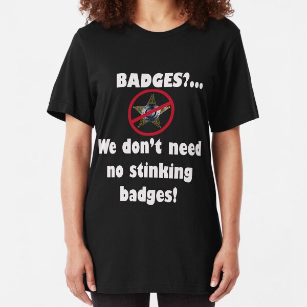 STINKING BADGES Slim Fit T-Shirt