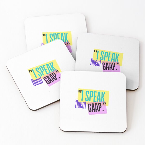 Item preview, I Speak Fluent GAAP, Accountant/Accounting Minimalist Classic designed and sold by SEVENPRINTS.