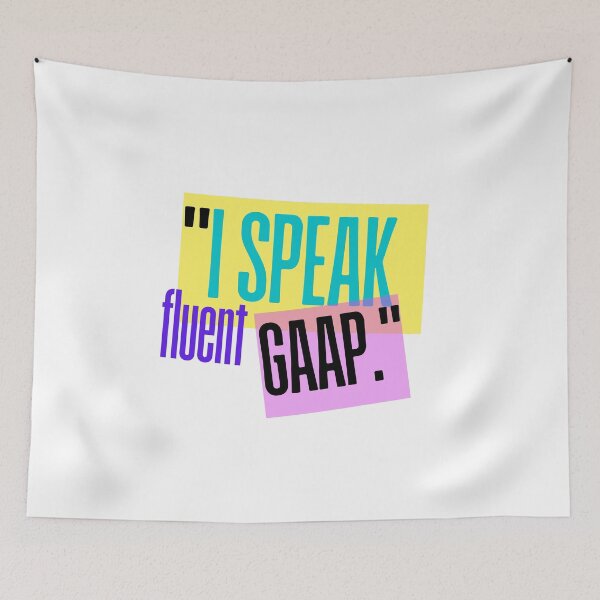 Item preview, I Speak Fluent GAAP, Accountant/Accounting Minimalist Classic designed and sold by SEVENPRINTS.