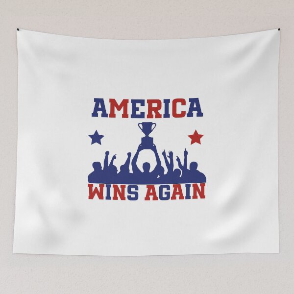 Item preview, America wins again new president USA designed and sold by VibeStyleShop.