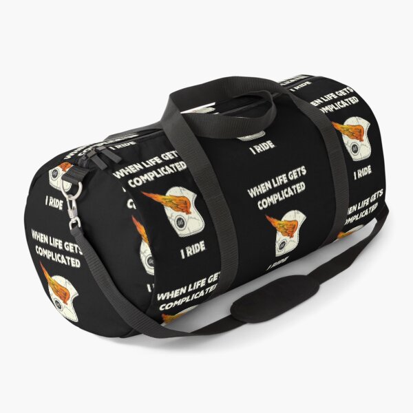 Item preview, When Life Gets Complicated I Ride designed and sold by Fanverse Merchandise.