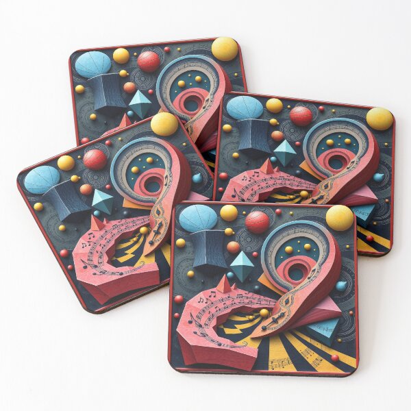 Item preview, Music pattern #116 designed and sold by Kaleidoscope Print.