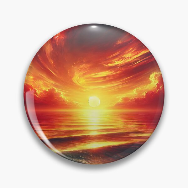 Item preview, Resplandor celestial: puesta de sol sobre aguas tranquilas designed and sold by ThinkIDEA.