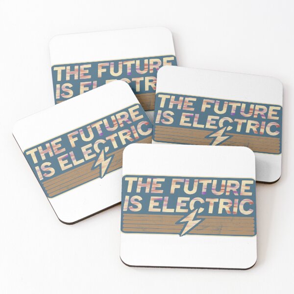 Item preview, tesla bumber stickers - the future is electric designed and sold by Dospart.