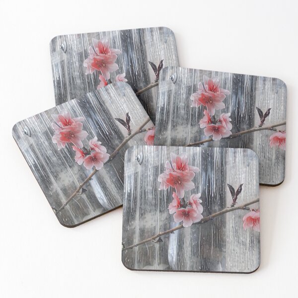 Item preview, Blood Plum Tree blossom designed and sold by WildLadyWood.