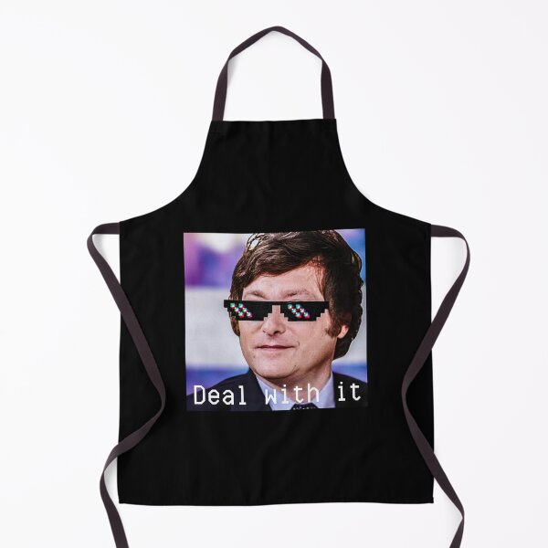 Item preview, Javier Milei Deal With It Meme designed and sold by LIBERTYMODE.