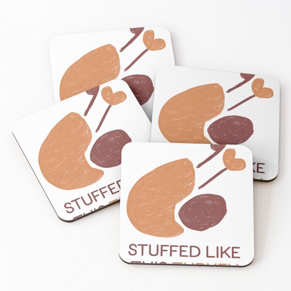 Item preview, Stuffed Like This Turkey – Quirky Food Lover's Art designed and sold by SewRed.