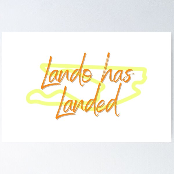 Item preview, lando norris miami win quote | ln4 yellow + papaya designed and sold by MesmerizingCo.