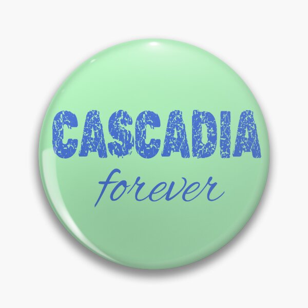 Item preview, Grunge CASCADIA Forever Washington Oregon California by Scarebaby designed and sold by Greenbaby.