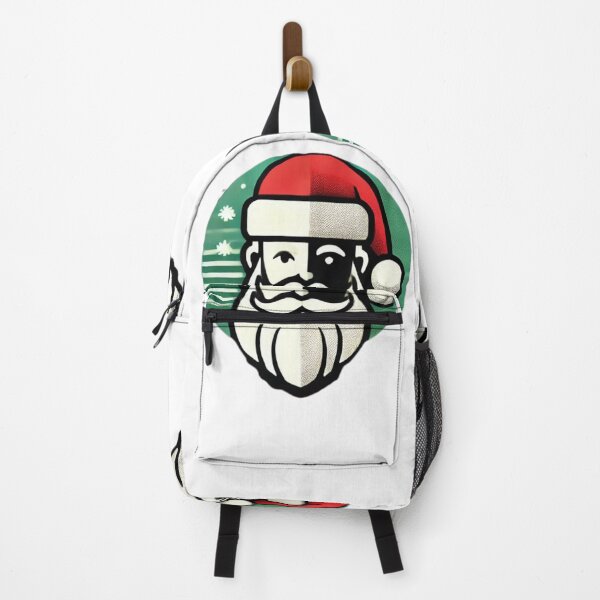 Item preview, Minimalist Retro Santa Face – Vintage Holiday Icon designed and sold by PixelMuse2024.