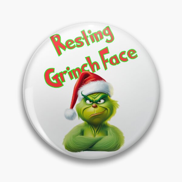 Item preview, Resting grinch face designed and sold by SwampHagsOG.