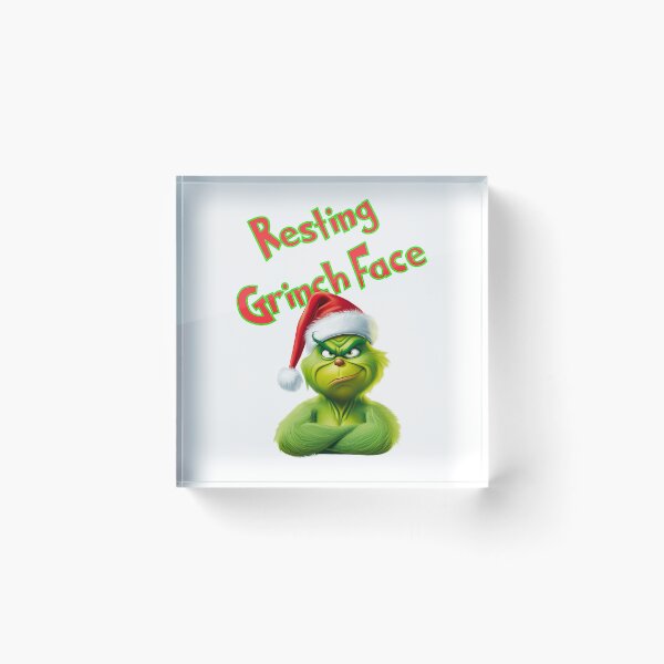 Item preview, Resting grinch face designed and sold by SwampHagsOG.