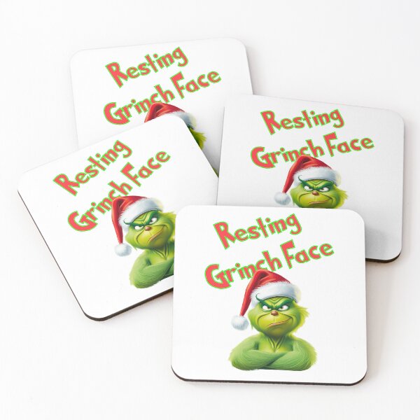 Item preview, Resting grinch face designed and sold by SwampHagsOG.