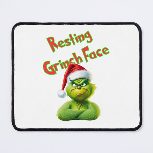 Item preview, Resting grinch face designed and sold by SwampHagsOG.
