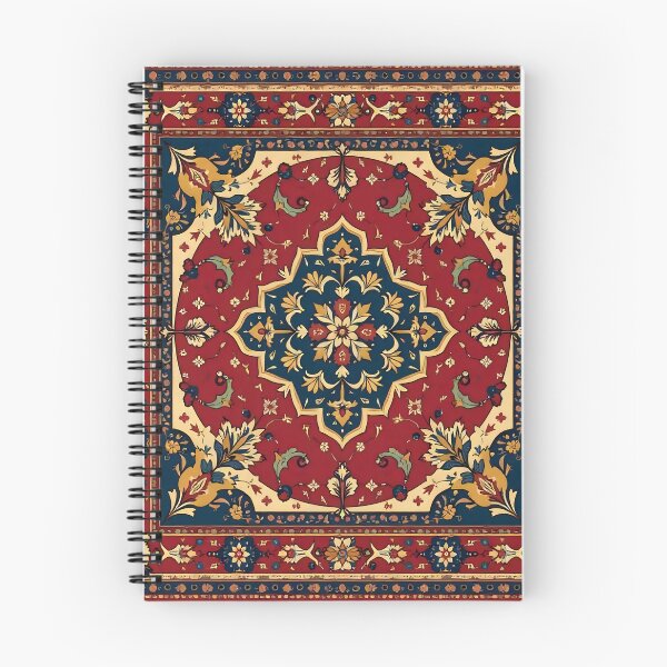 Item preview, Kashan Poshti Central Persian Rug Print  designed and sold by svarupa.