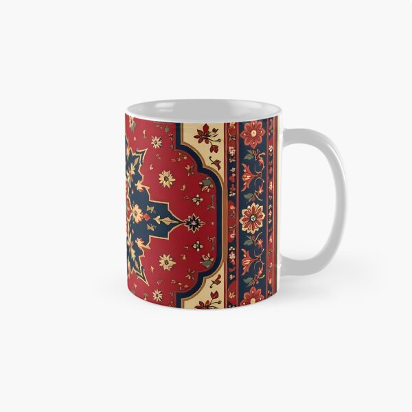 Item preview, Kashan Poshti Central Persian Rug Print  designed and sold by svarupa.