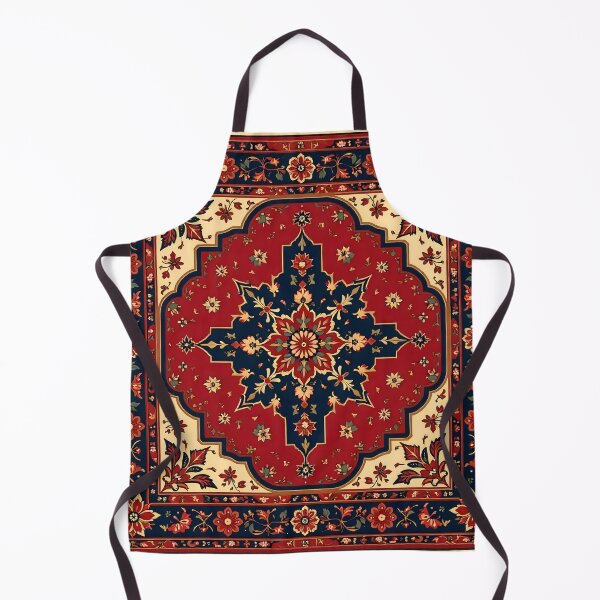 Item preview, Kashan Poshti Central Persian Rug Print  designed and sold by svarupa.