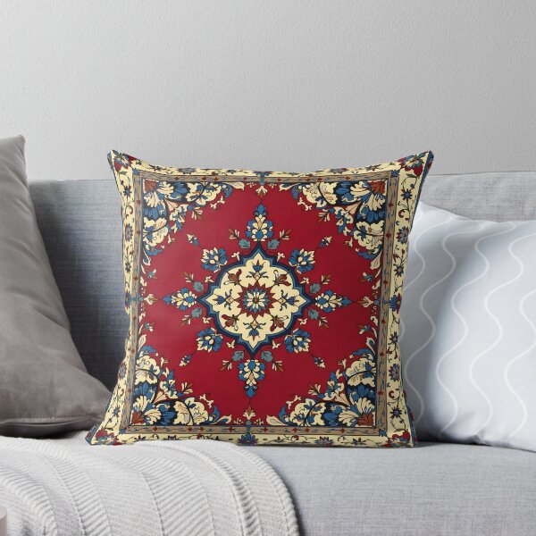 Item preview, Kashan Poshti Central Persian Rug Print  designed and sold by svarupa.