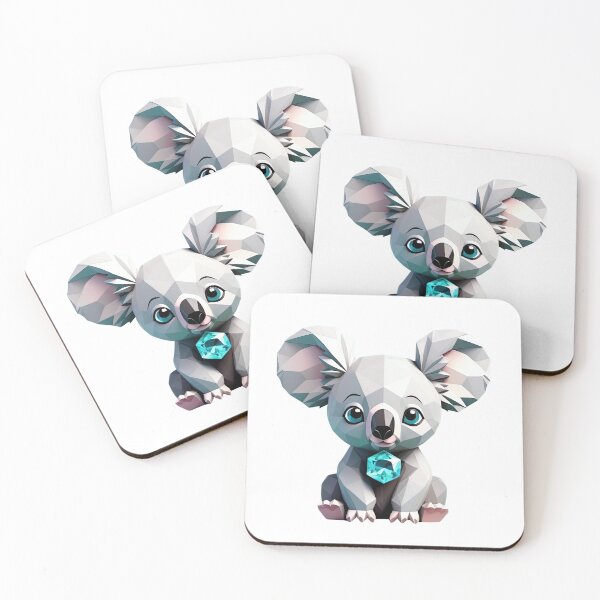 Item preview, Low Poly Koala with a Gemstone designed and sold by KiEgon.