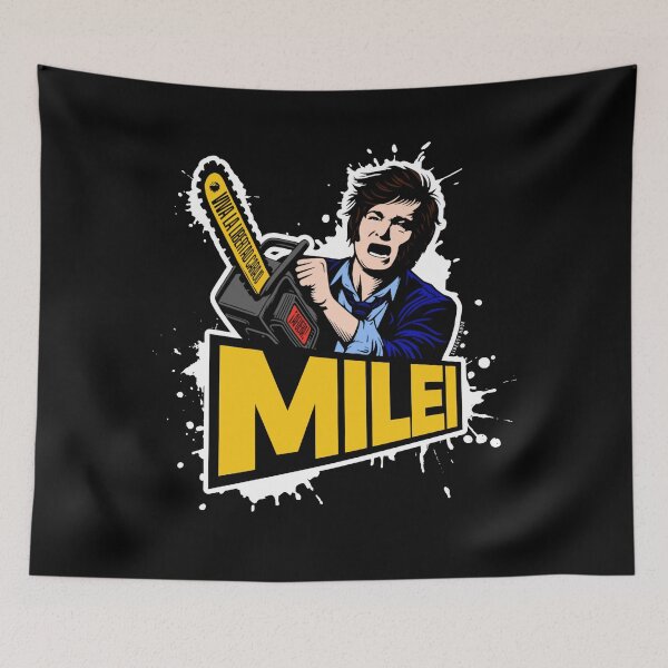 Item preview, Javier Milei Chainsaw Libertarian designed and sold by LIBERTYMODE.