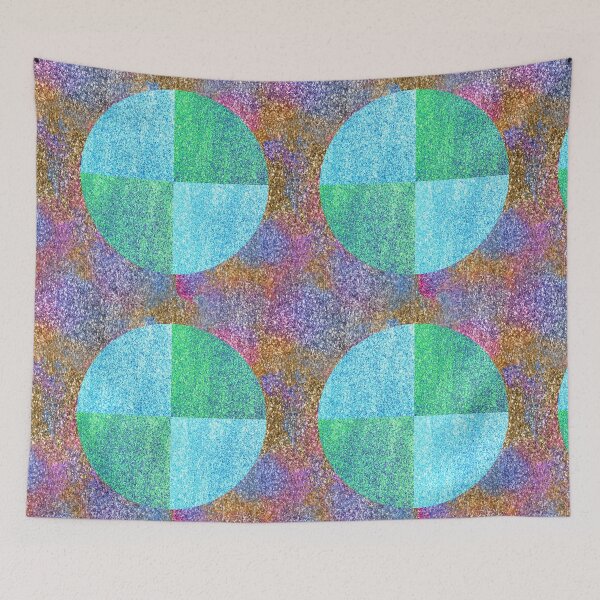 Item preview,  Colorful Glitter Circles Hand Drawn designed and sold by Victoria Rose.