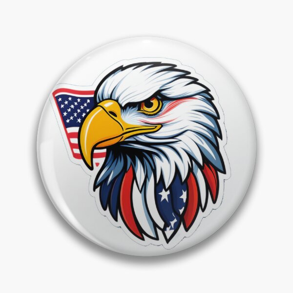 Item preview, Modern Art Eagle for U.S. Pride designed and sold by ArtCreator2023.