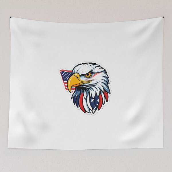 Item preview, Modern Art Eagle for U.S. Pride designed and sold by ArtCreator2023.