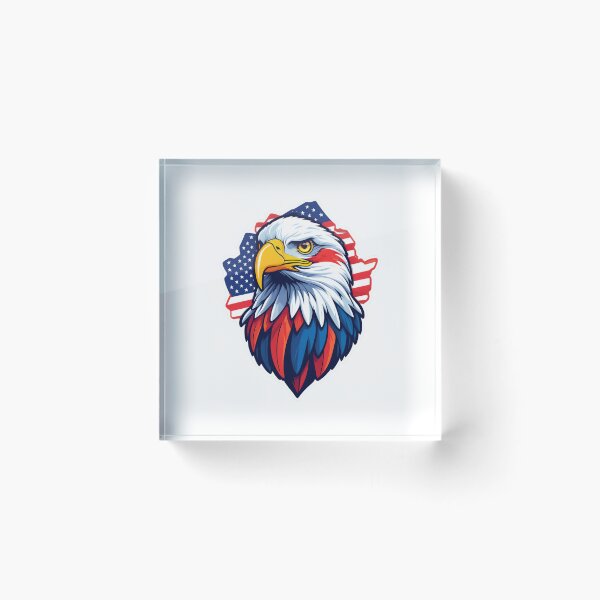 Item preview, Eagle and Flag: America's Strength designed and sold by ArtCreator2023.