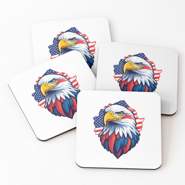 Item preview, Eagle and Flag: America's Strength designed and sold by ArtCreator2023.