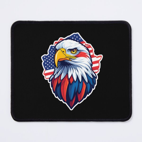 Item preview, Eagle and Flag: America's Strength designed and sold by ArtCreator2023.