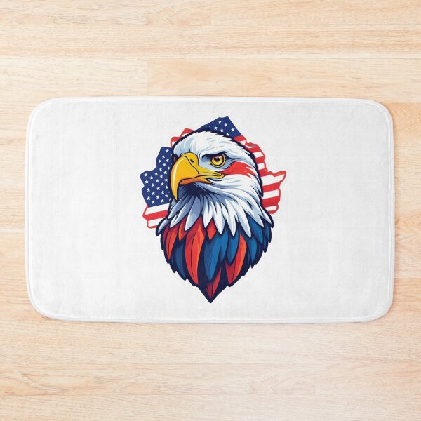 Item preview, Eagle and Flag: America's Strength designed and sold by ArtCreator2023.