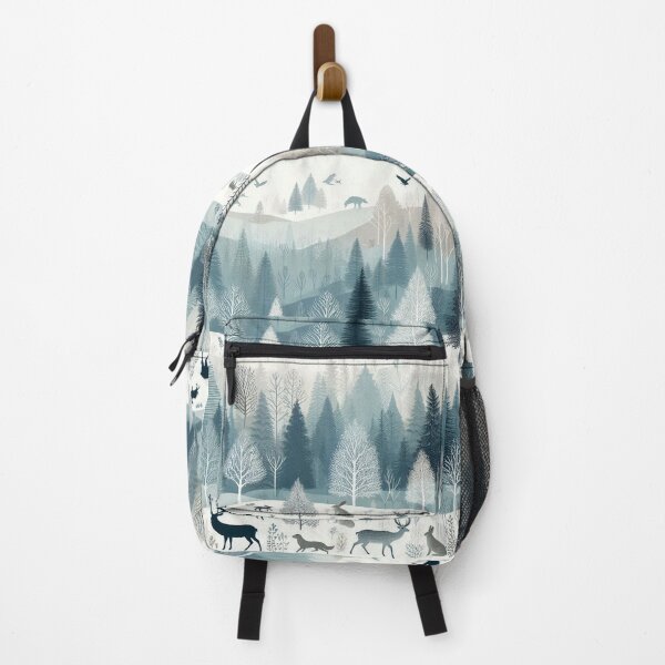 Item preview, Winter Pine Forest and Wildlife designed and sold by Nanthanon.