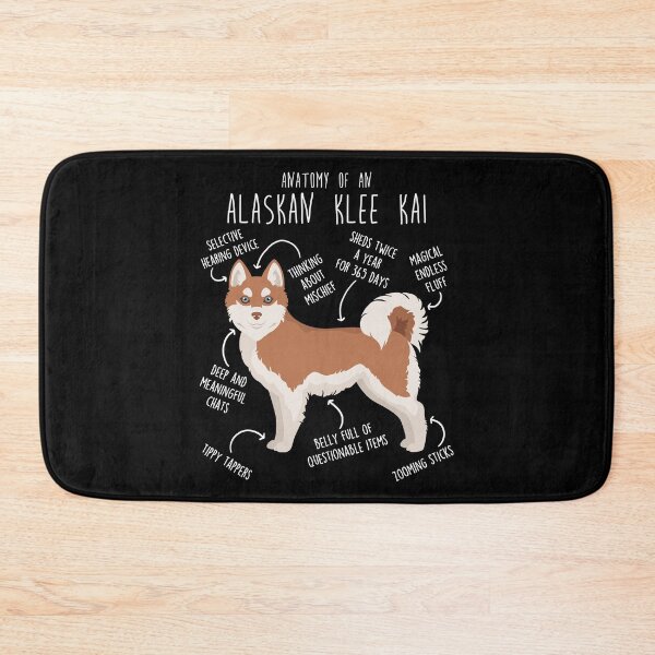 Item preview, Alaskan Klee Kai Red Dog Anatomy designed and sold by Clara Hollins.