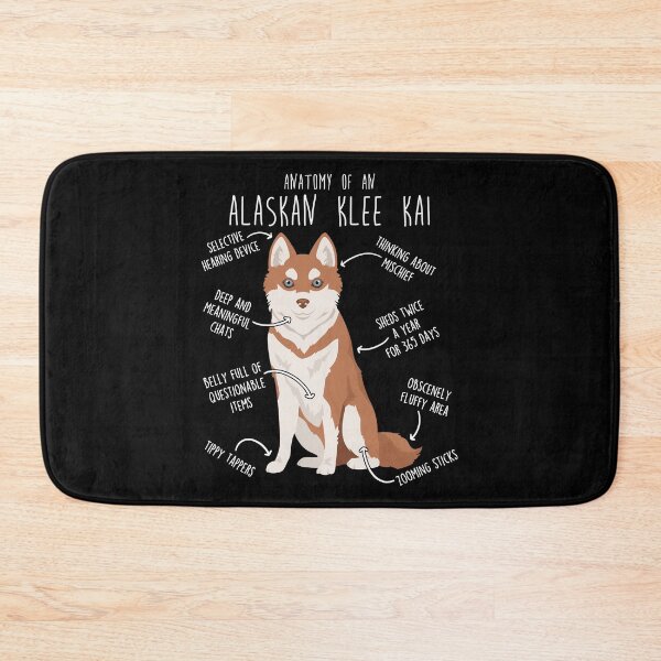 Item preview, Alaskan Klee Kai Red Dog Anatomy designed and sold by Clara Hollins.