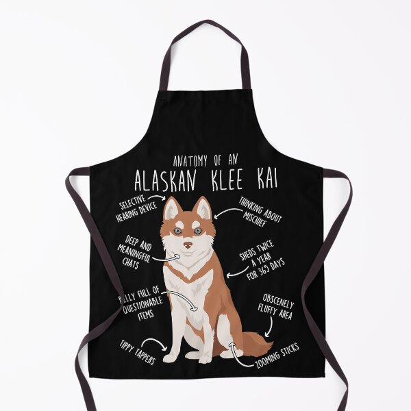 Item preview, Alaskan Klee Kai Red Dog Anatomy designed and sold by Clara Hollins.
