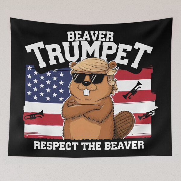 Item preview, Team Beaver Respect The Beaver Trumpet designed and sold by Prime-Studio.