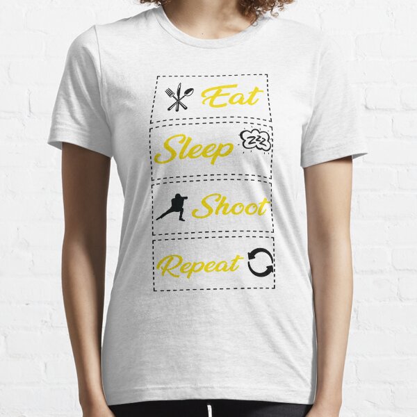 Item preview, Eat,sleep,shoot,repeat designed and sold by MakiMadjija.