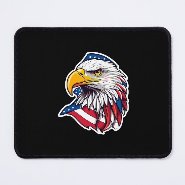 Item preview, Modern Patriotic Eagle Head Art designed and sold by ArtCreator2023.