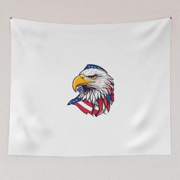 Item preview, Modern Patriotic Eagle Head Art designed and sold by ArtCreator2023.