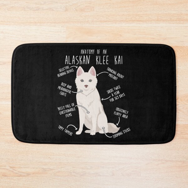 Item preview, Alaskan Klee Kai White Dog Anatomy designed and sold by Clara Hollins.