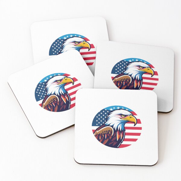 Item preview, America's Spirit: Eagle and Flag Art designed and sold by ArtCreator2023.