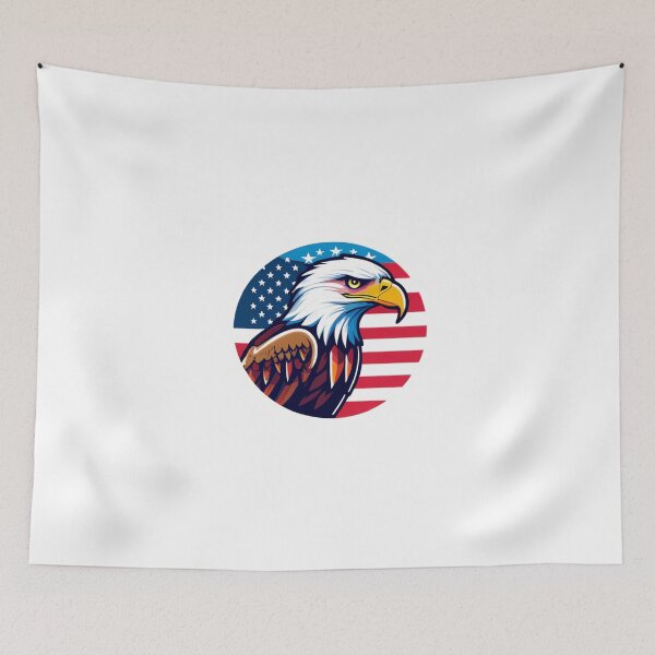 Item preview, America's Spirit: Eagle and Flag Art designed and sold by ArtCreator2023.