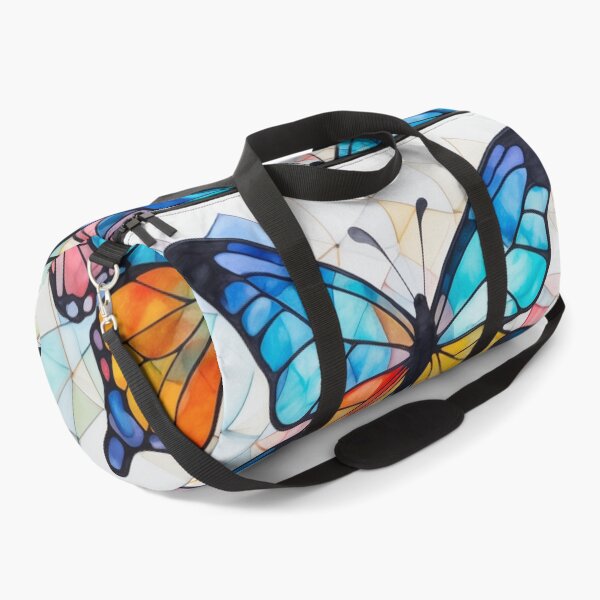 Item preview, Stained Glass Butterfly v2 Staggered Monarch designed and sold by OrganizeMe.