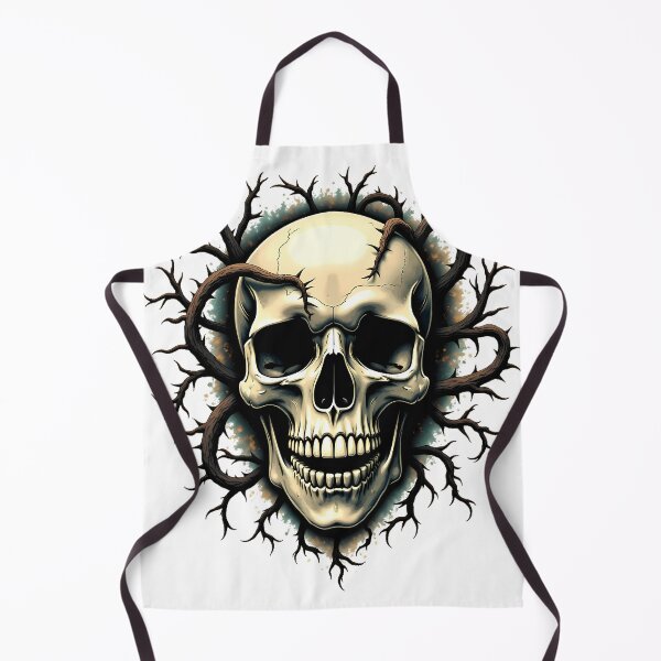 Item preview, Gothic Skull with Entwined Tree Roots Art designed and sold by ZetaDream.