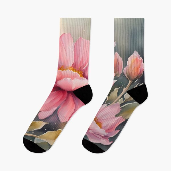 Item preview, Pink Watercolor Flowers designed and sold by CalmnessbyChoice.