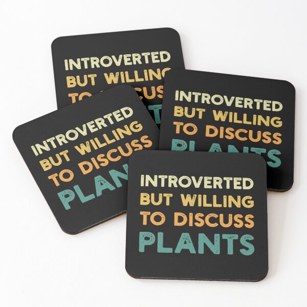 Item preview, Introverted But Willing To Discuss Plants Gardening Enthusiast Gardener Botanist designed and sold by KLArtzStore.