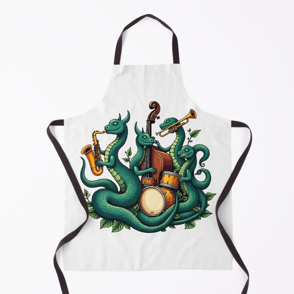 Item preview, Snakes Playing Jazz designed and sold by Artbellachi.