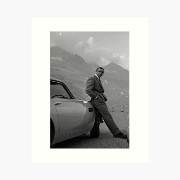 Aperçu de l'œuvre Voiture emblématique de Sean Connery créée et vendue par Melvinwilsone.