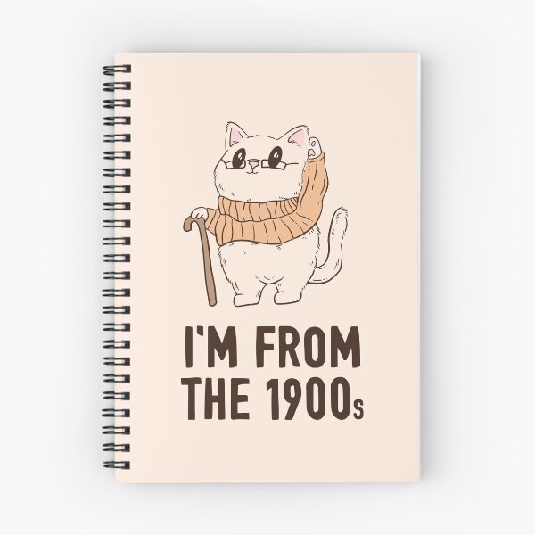 Item preview, I’m old - I’m from the 1900s cat designed and sold by Jess.a.creates.